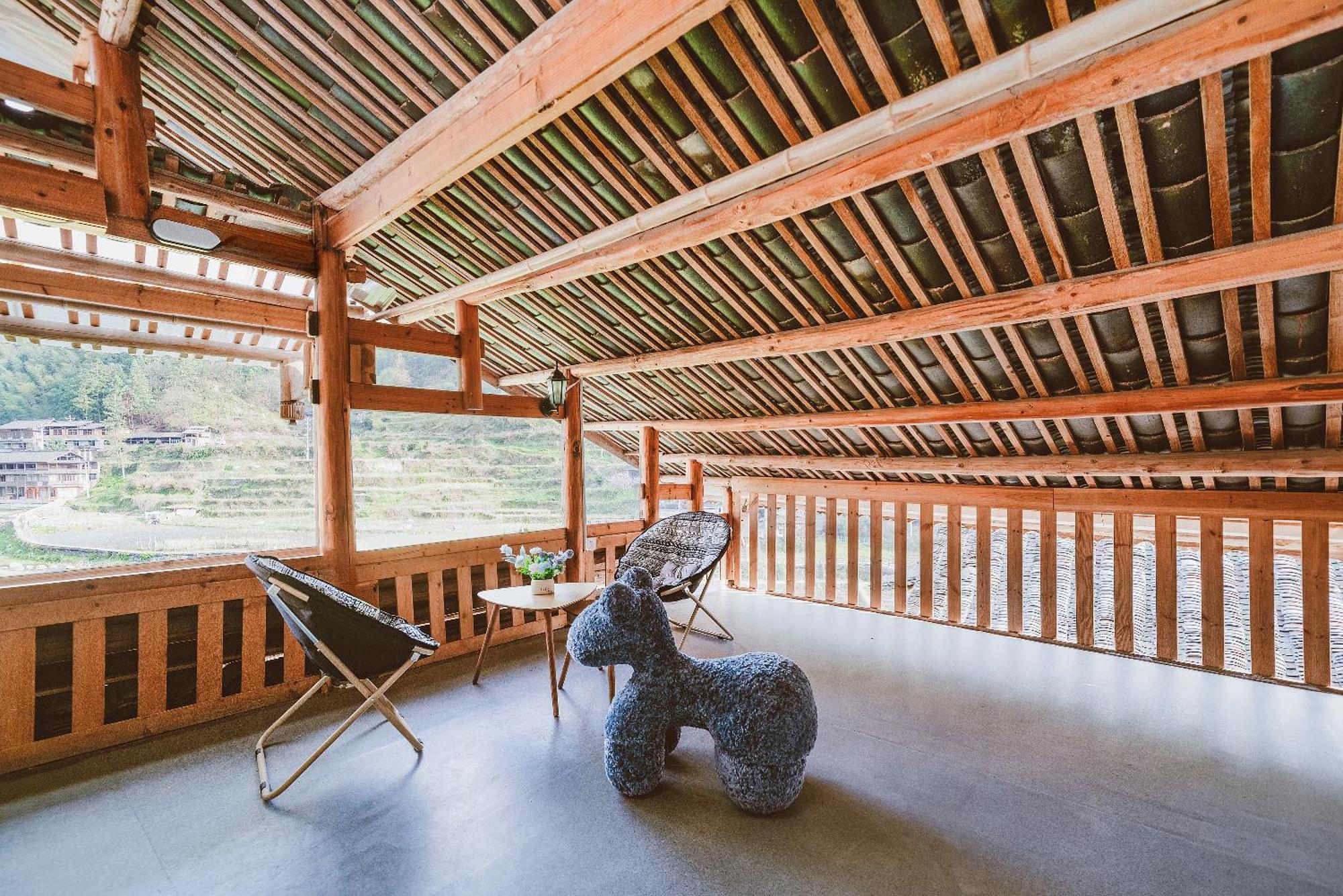 肇兴溪舍山堂 Creekside Inn Ліпін Екстер'єр фото