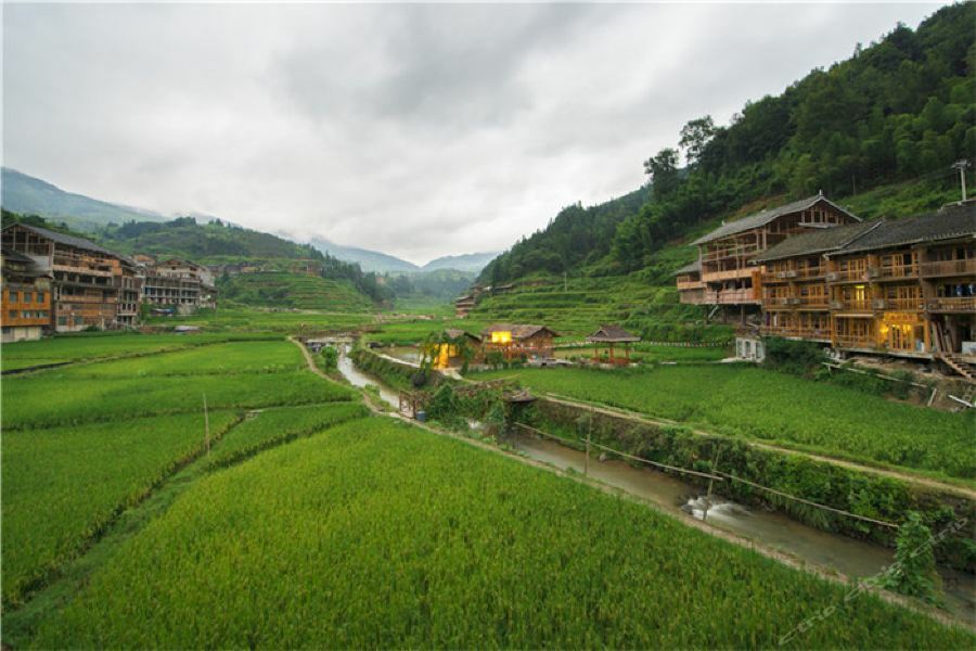 肇兴溪舍山堂 Creekside Inn Ліпін Екстер'єр фото